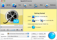 Bigasoft 3GP Converter for Mac screenshot